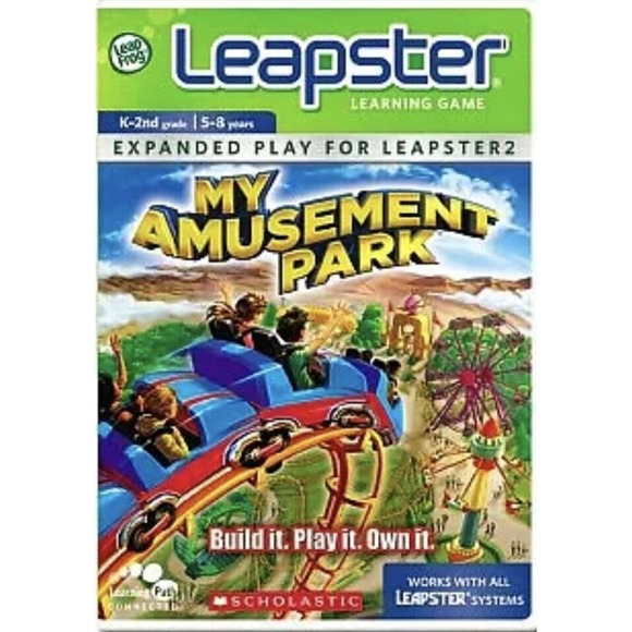 (2) Leapster / Leapster 2 Game Cartridges / Dora Wild Rescue & My Amusement Park - Picture 3 of 3